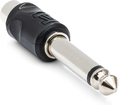 Adaptador TS 0.25pulg para cable RCA GPR101 Negro