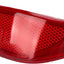 Reflector parachoques trasero rojo advertencia choque