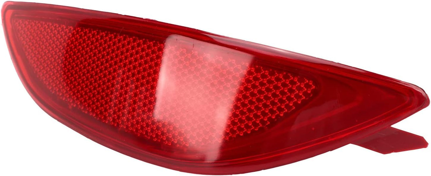 Reflector parachoques trasero rojo advertencia choque