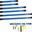 Tira magnética soporte herramientas 12-24" azul