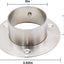 Soporte brida barra acero inox para techo 2"