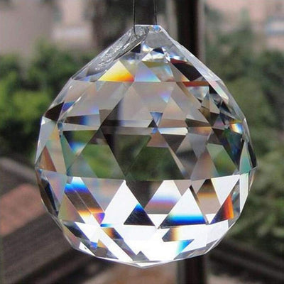 Bola colgante cristal decorativa Feng Shui para ventana