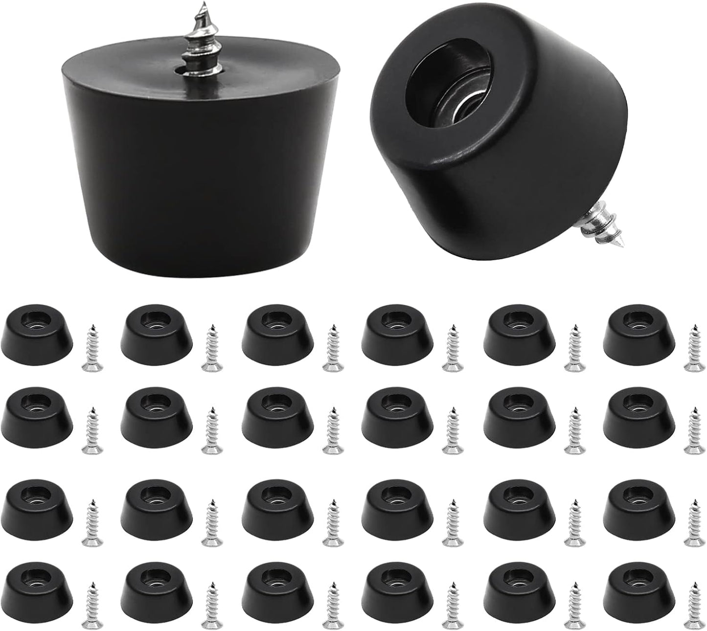 24ft Almohadillas goma con acero inox para parachoques mesa sofá