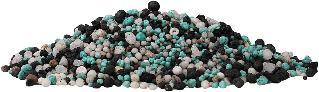 Fertilizante biosólido 20-0-5 con hierro y micronutrientes