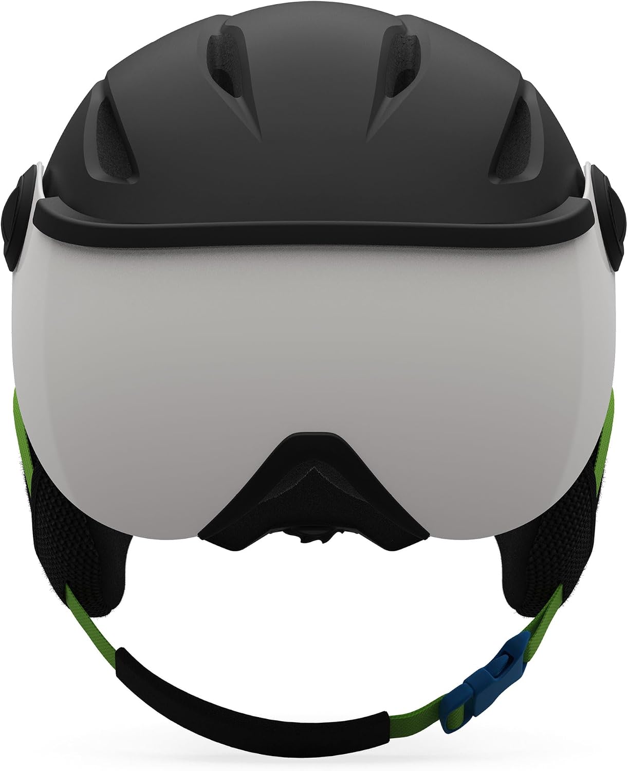 Casco esquí niños con protector gafas integrado