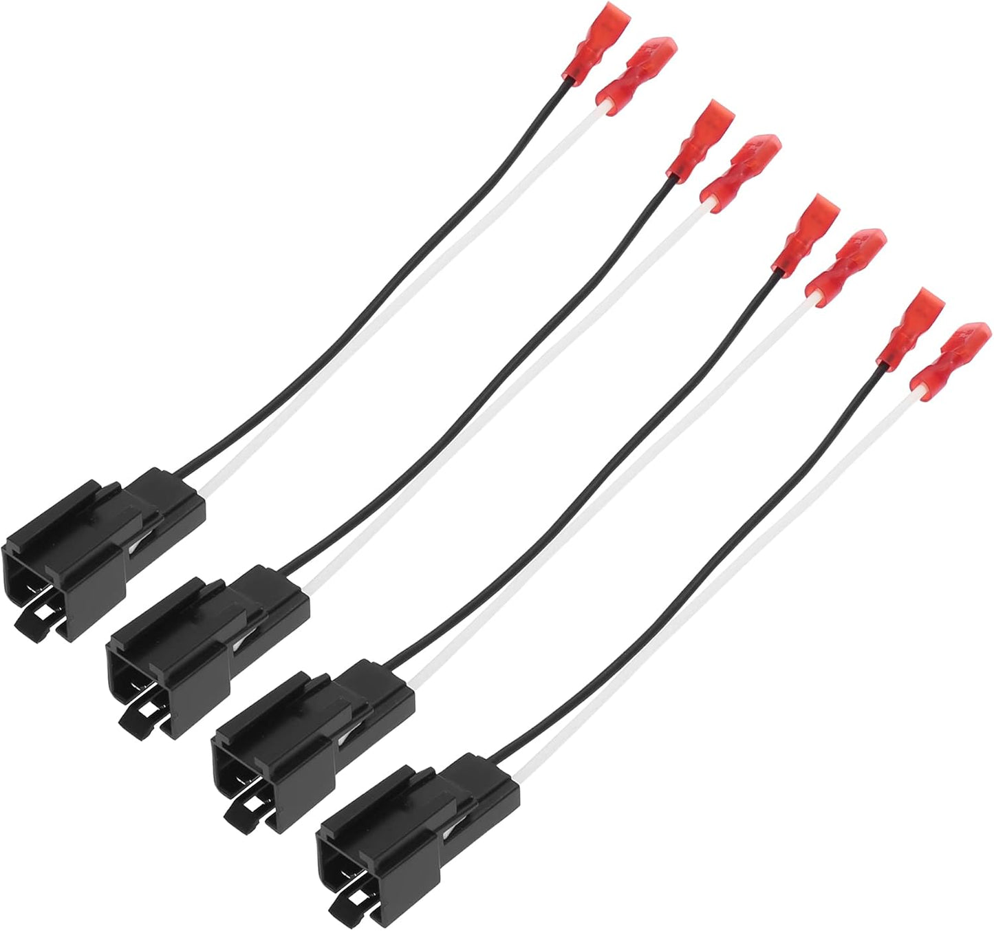 Arnés conector altavoz repuesto Jeep Cherokee 4 pzas negro
