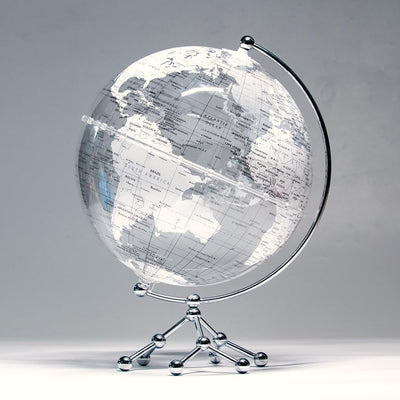Lámpara escritorio globo terráqueo interruptor táctil 9.8pulg