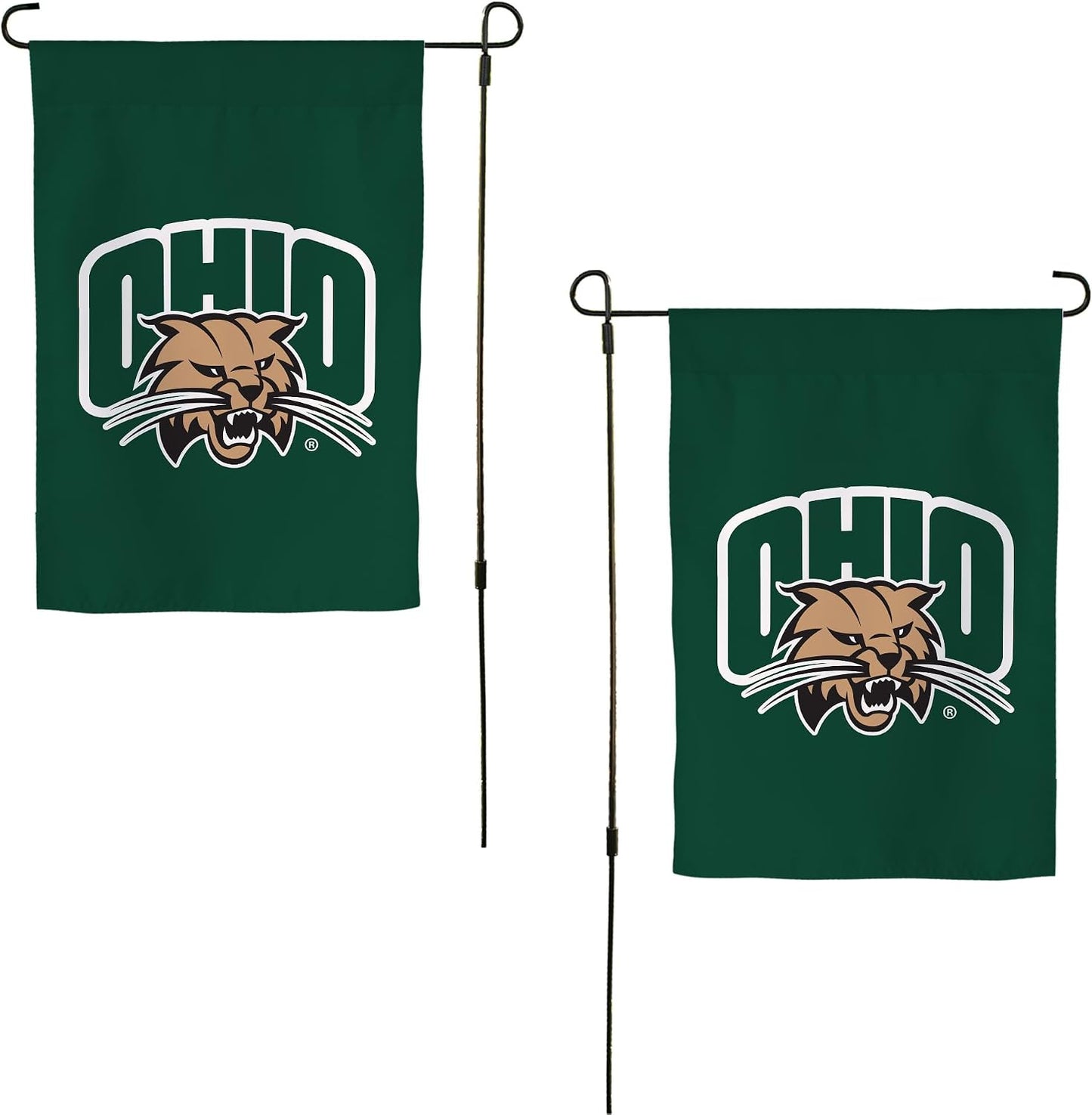 Bandera jardín Universidad Ohio 19x12pulg Bobcats diseño B