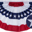 Bandera 1.5x3ft estrellas latón 4 de Julio decoración