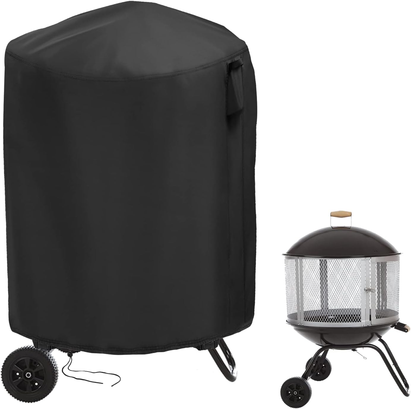 Cubierta chimenea exterior Firesense 01471 con ruedas