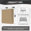 2 Cojines Silla Exterior 20x20" Impermeables Tela Olefina