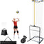 Equipo voleibol 8 alturas ajustables red 130pulg 6 angulos
