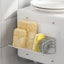 Soporte adhesivo esponja fregadero acero inox organizador