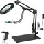 Lupa LED 10x5X con luz manos libres soporte regulable