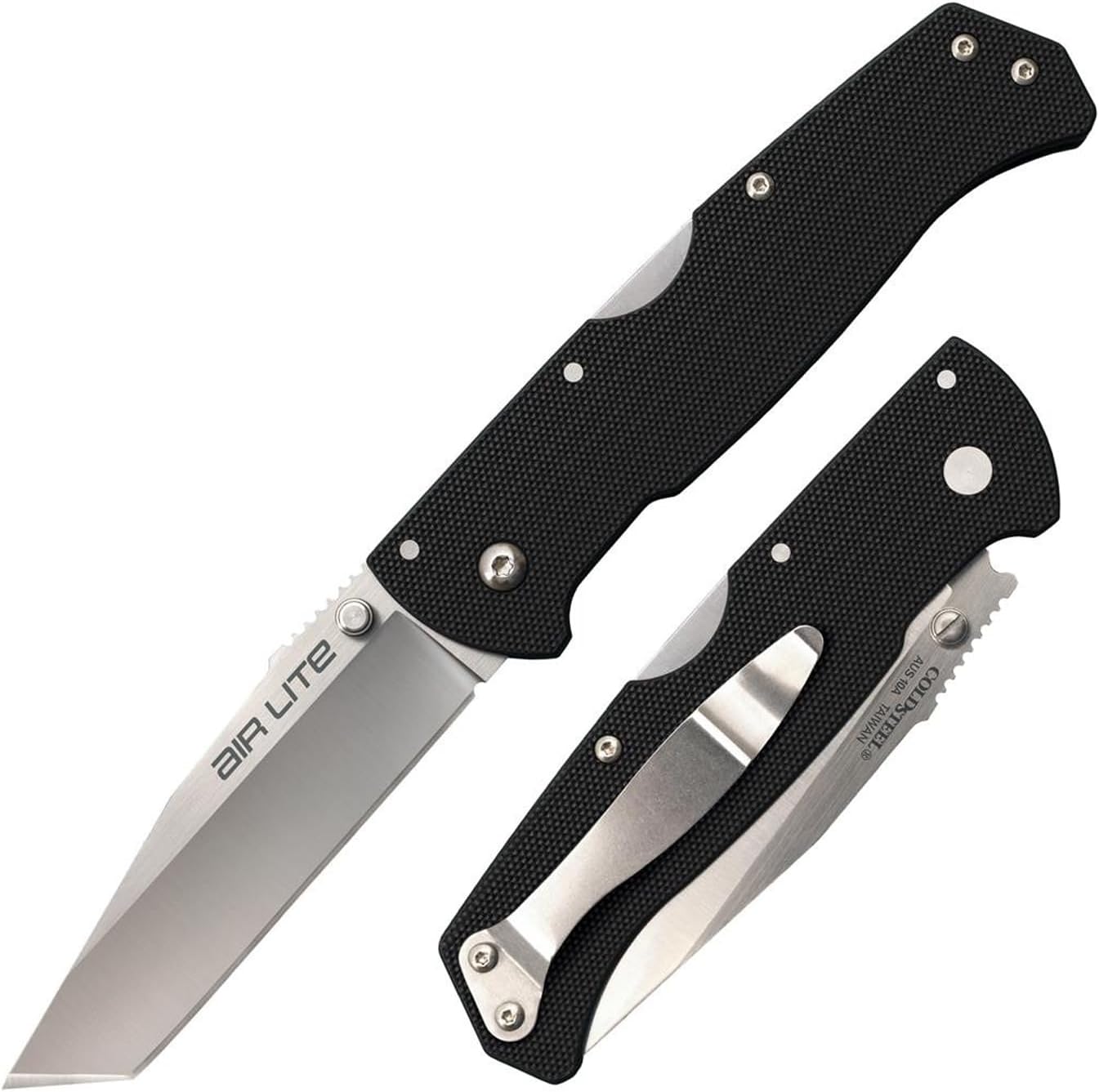 Cuchillo plegable bolsillo 3.5pulg AUS10A G-10 bloqueo