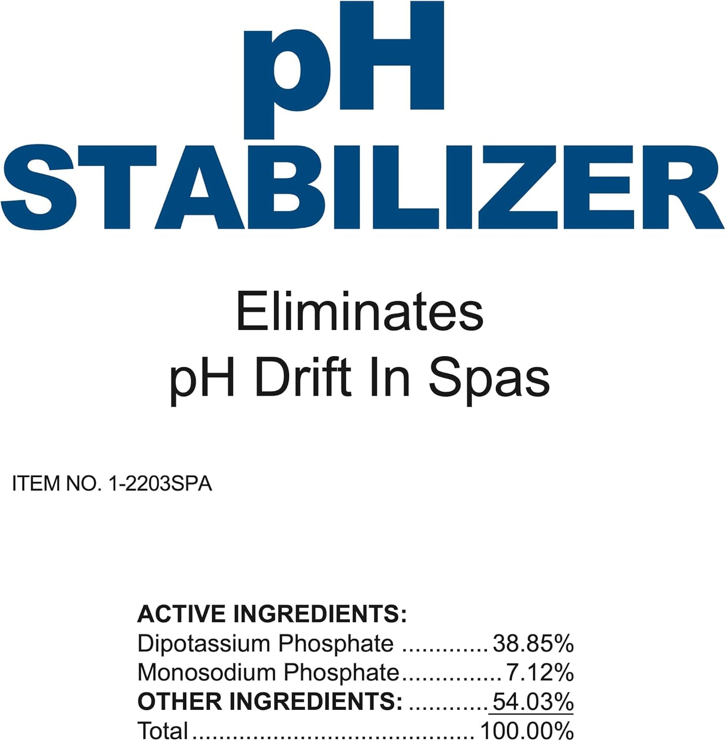Pack 2 Balanceadores pH Jacuzzi 1qt Fabricado EE.UU.