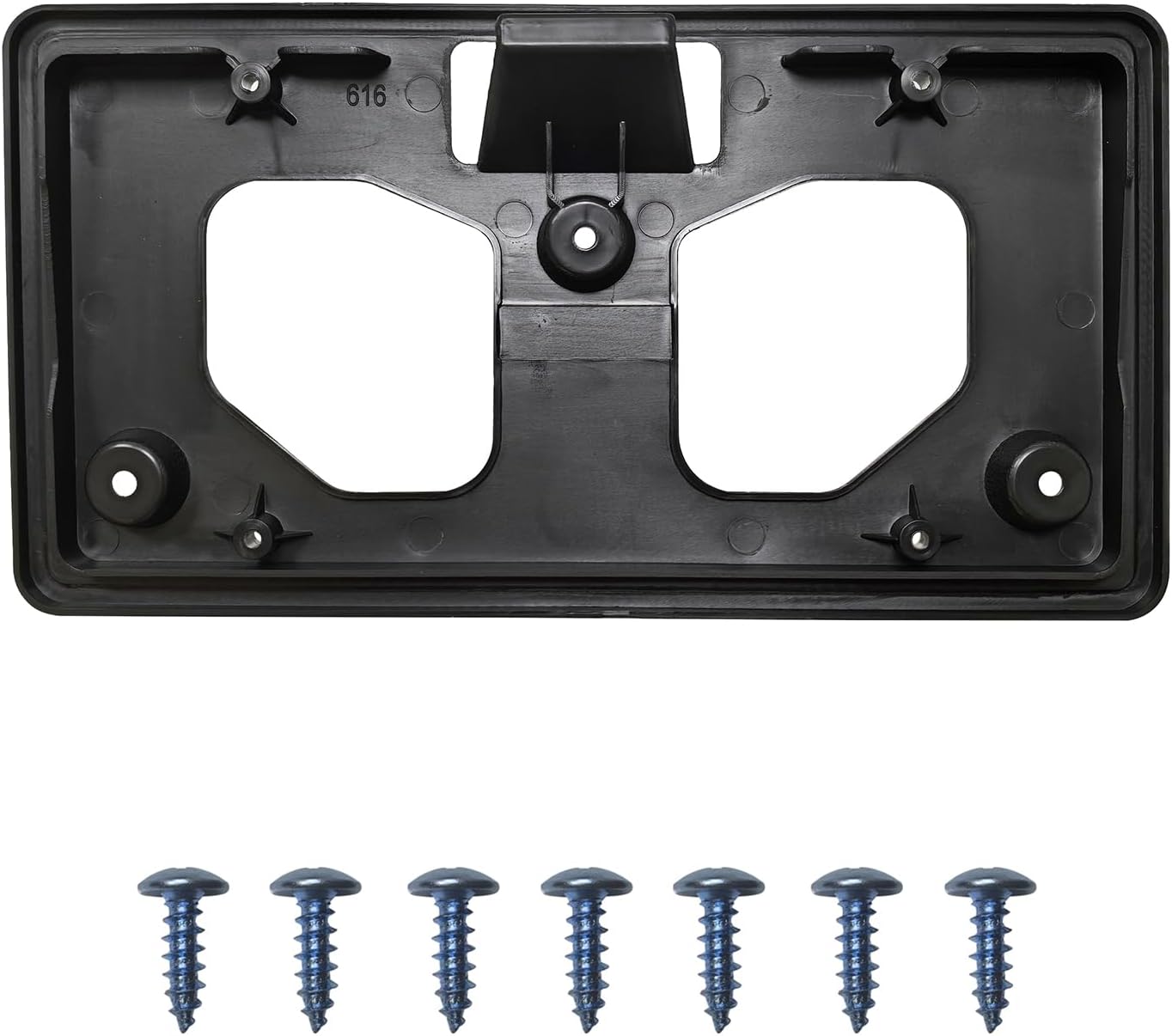 Soporte placa matrícula Honda CR-V textura negra