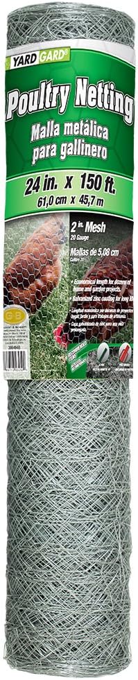 Red malla aves corral 2pulg 2x25ft