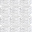 12 Pzas Cajones Plástico Blanco para Baño Cocina Armario