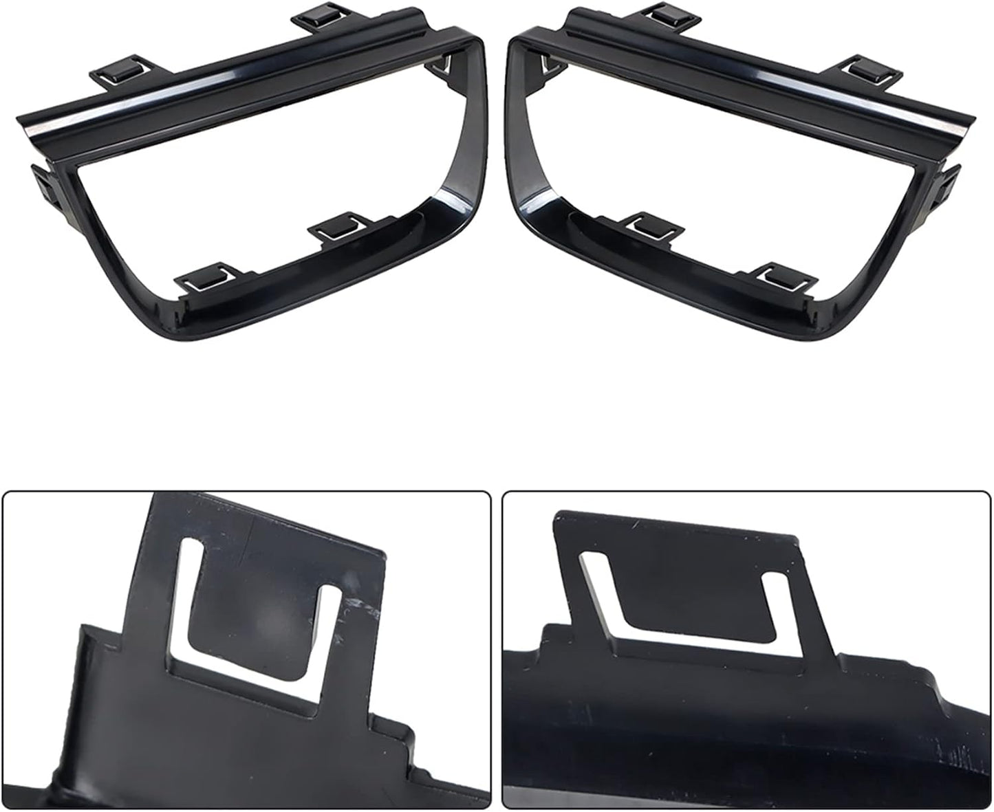 4 Cubiertas Luz Trasera Negro Chevy Camaro 10-13