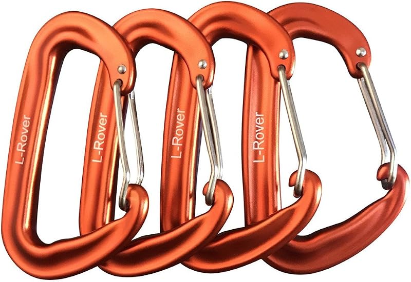 Mosquetones aluminio 12 KN para hamacas camping gimnasio