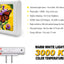 Luz nocturna LED regulable sensor atardecer brillo ajustable