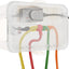 Caja eléctrica IP54 con tapa transparente resistente