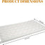 Tarros gemas 50 bandejas espuma blanca 14.5x7.8"