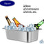Cubos hielo acero inox mediano para fiestas y vino
