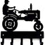 Tractor granja soporte llaves 6" fabricado EE.UU decoración
