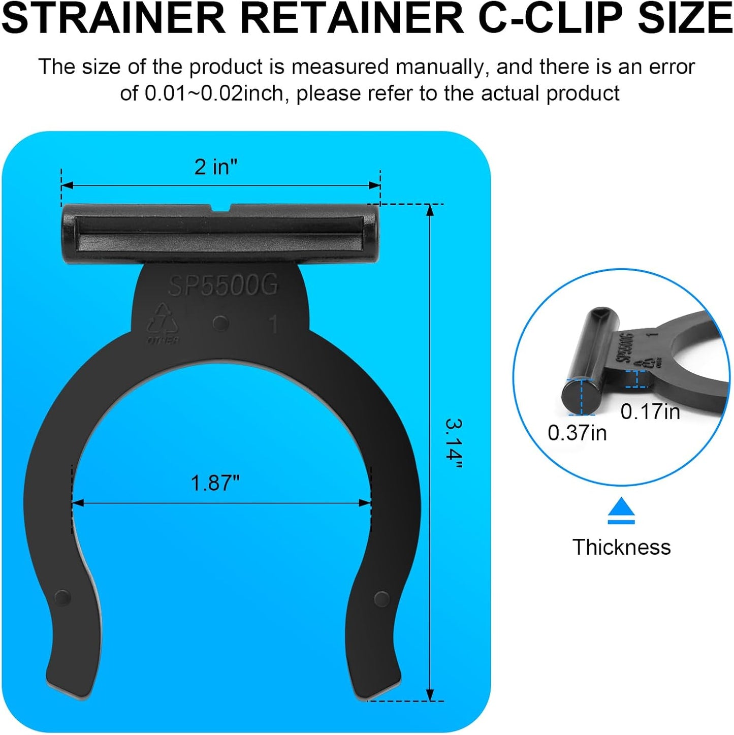 Retenedor filtro C-Clip para bomba Hayward SP1591-93