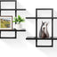 Set 2 estantes flotantes madera decoración hogar