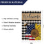 Bandera patriótica 28x40" doble cara 4 de Julio