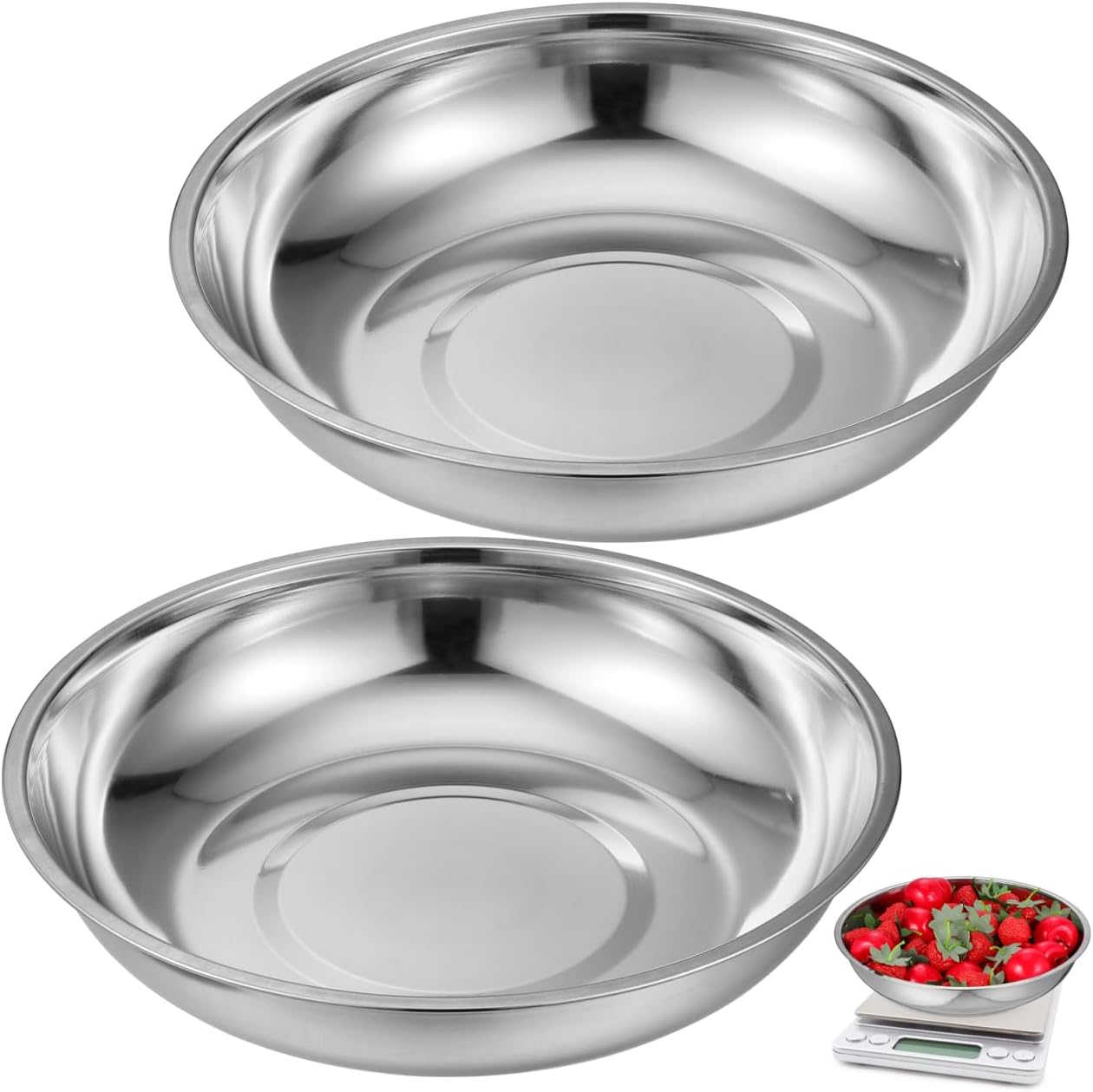 Báscula digital acero inox 9.8in para cocina y laboratorio