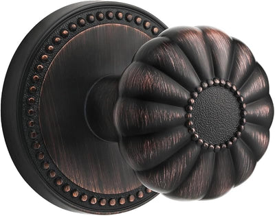 Pomos puerta bronce aceitado decorativo una cara aleación