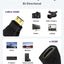 Adaptador HDMI mini 4K chapado oro para Raspberry Pi