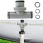 Conector T manguera filtro 1.5 a 1.25 pulg