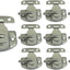 Cerradura protector ventanas níquel satinado pack 10
