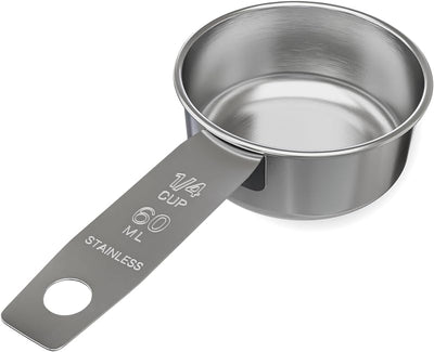 Taza medidora acero inox 60ml para perros