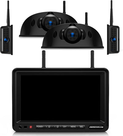 Sistema inalámbrico RV 4 cámaras monitor 7" visión nocturna