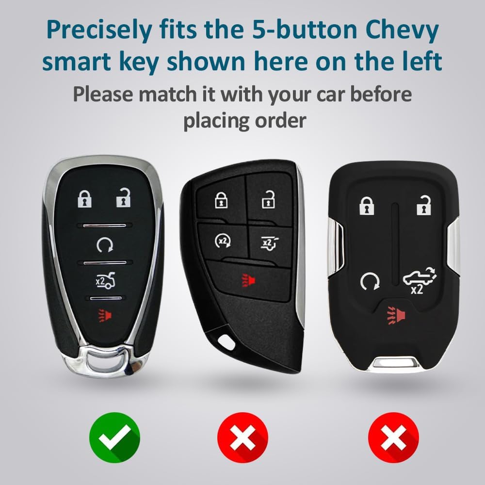 Funda de Silicón para Llave Chevy 2 Resistente y Ajustable