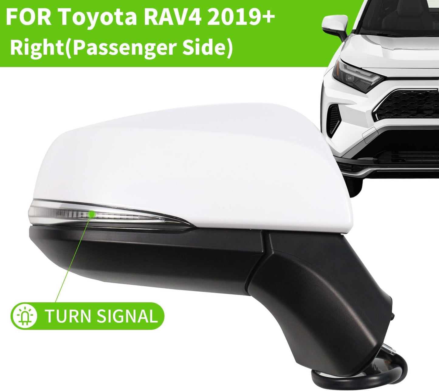 Espejo lateral RAV4 2022-23 con BSM y señal giro