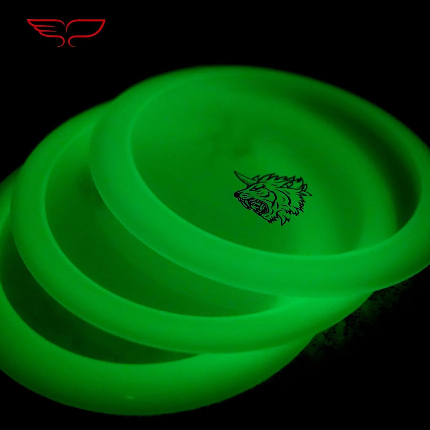 Conductor Qi golf PDGA plástico transparente