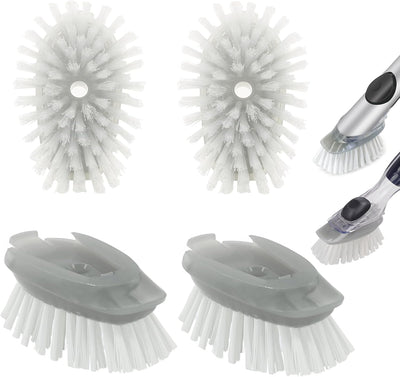 4 Pzas Cabezal Cepillo Platos para Dispensador Jabón OXO