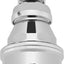 Cabezal ducha latón 2.5 GPM disco rociador cromado
