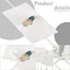 40 Bolsas Microfibra Joyería 8x8cm con Moño Blanco
