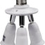 Adaptador luz E26 3en1 ajustable 360 grados 60w cada puerto