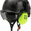 Casco arborista con protector facial y orejeras