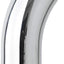 Tubo escape cromado 5x18pulg curvado