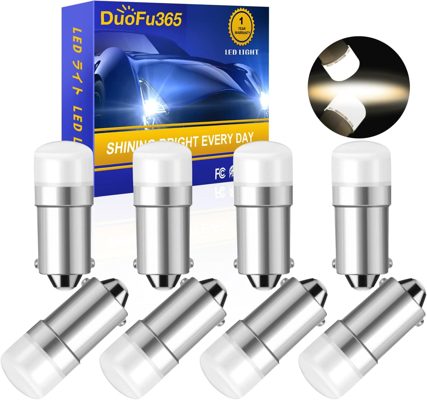 Bombilla LED automóvil 12-24V sin polaridad luz interior